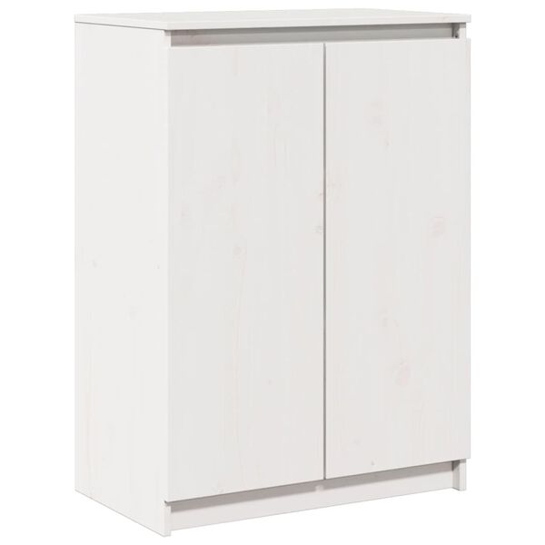 vidaXL Sideboard White 60x36x84 cm Solid Pinewood