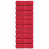 vidaXL Guest Towels "FROGN" 10 pcs Red 30x50 cm 360 gsm