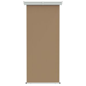 vidaXL Balcony Side Awning 100% polyester iron steel