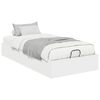 vidaXL Ottoman Bed Frame White 75.5 x 190 cm Engineered Wood