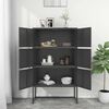 vidaXL Highboard Anthracite 80x35x135 cm Steel