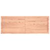 vidaXL Bathroom Countertop Light Brown 140x50x(2-4)cm Treated Solid Wood