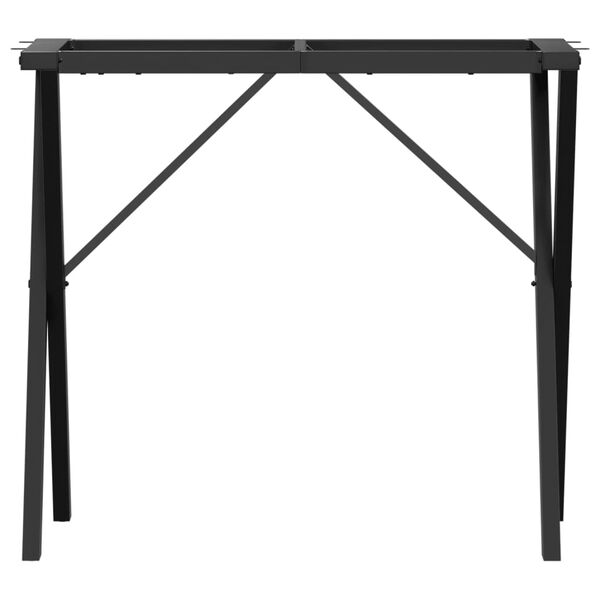 vidaXL Dining Table Legs X-Frame 80x40x73 cm Steel