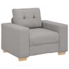 vidaXL Sofa Set Grey Fabric