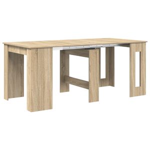 vidaXL Dinning Table 180 x 85 x 75 cm Engineered Wood Sonoma Oak