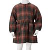 Kids' Dress with Long Sleeves Cognac 140