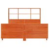 vidaXL Bed Frame without Mattress Wax Brown 120x200 cm Solid Wood Pine