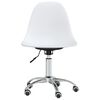 vidaXL Swivel Office Chair White PP
