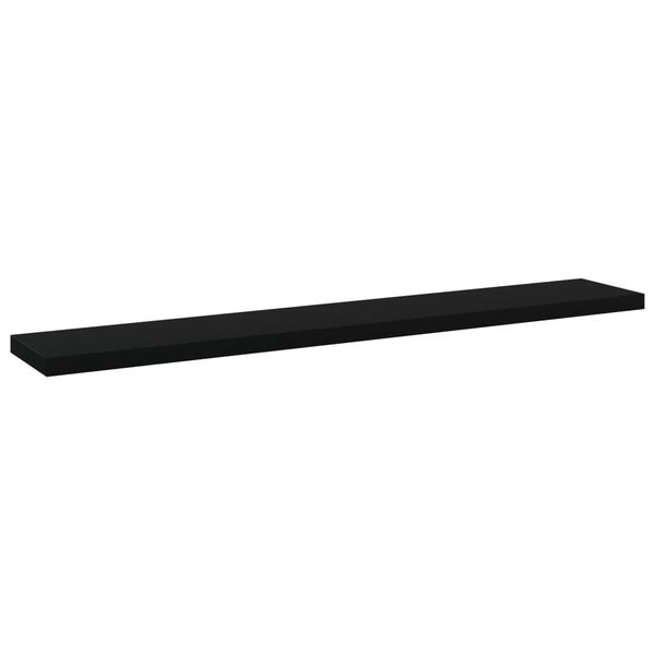 vidaXL Bookshelf Boards 4 pcs Black 60x10x1.5 cm Engineered Wood