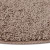 vidaXL Anti-slip Shaggy Rug Brown 120 x 120 cm PP