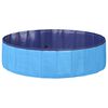vidaXL Foldable Dog Swimming Pool Folding Blue 120 x 120 x 30 cm PVC
