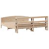 vidaXL Bed Frame without Mattress 200x200 cm Solid Wood Pine