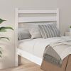 vidaXL Bed Headboard White 106x4x100 cm Solid Wood Pine