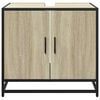 vidaXL Bathroom Sink Cabinet Sonoma Oak 65x33x60 cm Engineered Wood