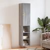 vidaXL Highboard Grey Sonoma 34.5x34x180 cm Engineered Wood