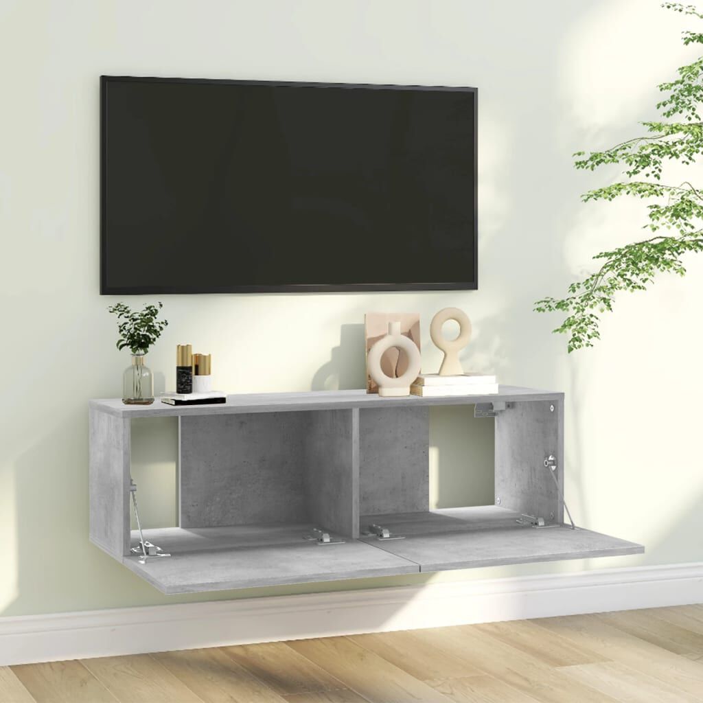 Floating concrete online tv unit