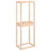 vidaXL Tire Rack 63x40x180 cm Solid Wood Pine