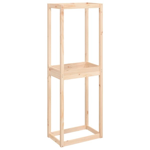 vidaXL Tire Rack 63x40x180 cm Solid Wood Pine