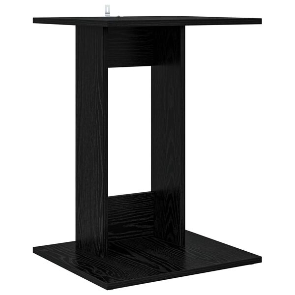 vidaXL Side Table Black Oak 45 x 40 x 62.5 cm Engineered Wood
