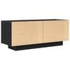 vidaXL TV Cabinet Black Oak 100 x 35 x 40 cm Engineered Wood