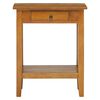 vidaXL Console Table with Drawer 60x30x75 cm Solid Wood Mahogany