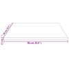 vidaXL Table Top White 90x90x2.5 cm Solid Wood Pine Square