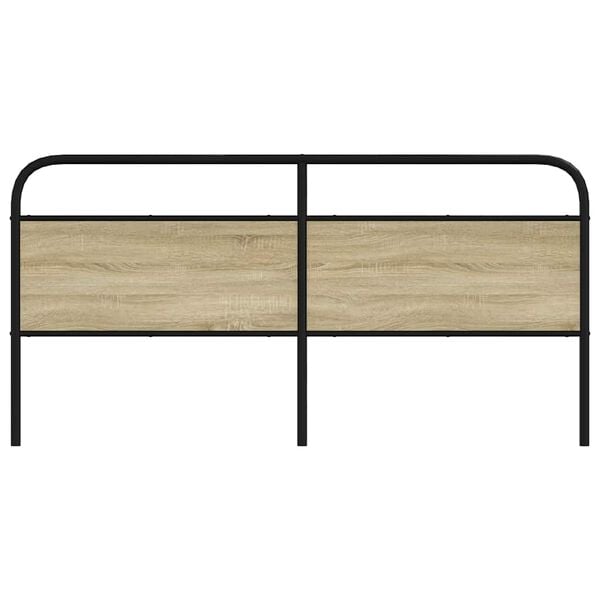 vidaXL Replace Headboard Sonoma Oak 190 cm Steel and Engineered Wood