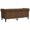 vidaXL Chesterfield Sofa with Cushion Brown 182.5 x 74.5 x 74.5 cm