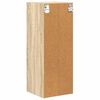 vidaXL Hanging Cabinet Sonoma Oak 30 x 29.5 x 80 cm Engineered Wood
