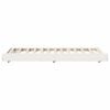 vidaXL Bed Frame White 75 x 190 cm Solid Pine Wood