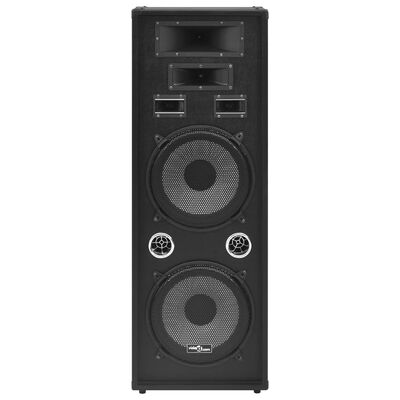 vidaXL Professional Passive Hifi Stage Speaker 1000 W Black