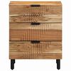 vidaXL Bedside Cabinet Brown 50 x 33 x 62 cm Solid Acacia wood