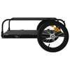 vidaXL Bike Trailer Black 126x63x34 cm Iron