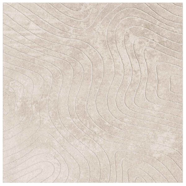vidaXL Area Rugs Square PALMERAS Beige 120 x 120 cm Polyester