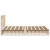 vidaXL Bed Frame without Mattress 120x190 cm Small Double Solid Wood Pine