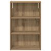 vidaXL Bathroom Wall Cabinet with Shelf Artisian Oak 40 x 16 x 62.5 cm