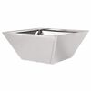 vidaXL Garden Planter Silver 35 x 35 x 15 cm Stainless Steel