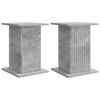 vidaXL Plant Stand 2 pcs Concrete Grey 30.5 x 30 x 43 cm
