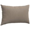 vidaXL Sofa Pillows 2 pcs Taupe 50 x 30 cm Fabric
