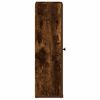 vidaXL Bathroom Cabinet with Roll Holder Smoked Oak 20.5x22x72 cm