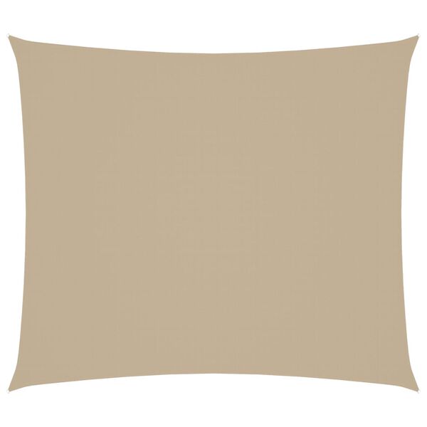 vidaXL Sunshade Sail Oxford Fabric Rectangular 2.5x3 m Beige