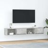 vidaXL TV Cabinets 2 pcs Concrete Grey 80x31x25.5 cm Engineered Wood