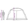 vidaXL Mosquito Tent with Roof Azure Blue 380 x 380 x 225 cm