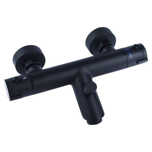 CORNAT Thermostatic Bath Mixer ALAN / NOIR Black