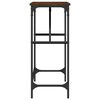 vidaXL Console Table Brown Oak 100x32x75 cm Engineered Wood