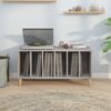 vidaXL Record Cabinet Grey Sonoma 100x38x48 cm Engineered Wood