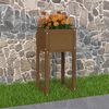 vidaXL Planter Honey Brown 40x40x81 cm Solid Wood Pine