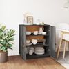 vidaXL Sideboard Grey 65,5x40x75 cm Solid Wood Pine