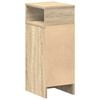 vidaXL Bedside Cabinets 2 pcs with Drawer Sonoma Oak 25x31x66 cm