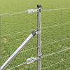 vidaXL Fence Post Galvanized 50 x 0.8 m Steel